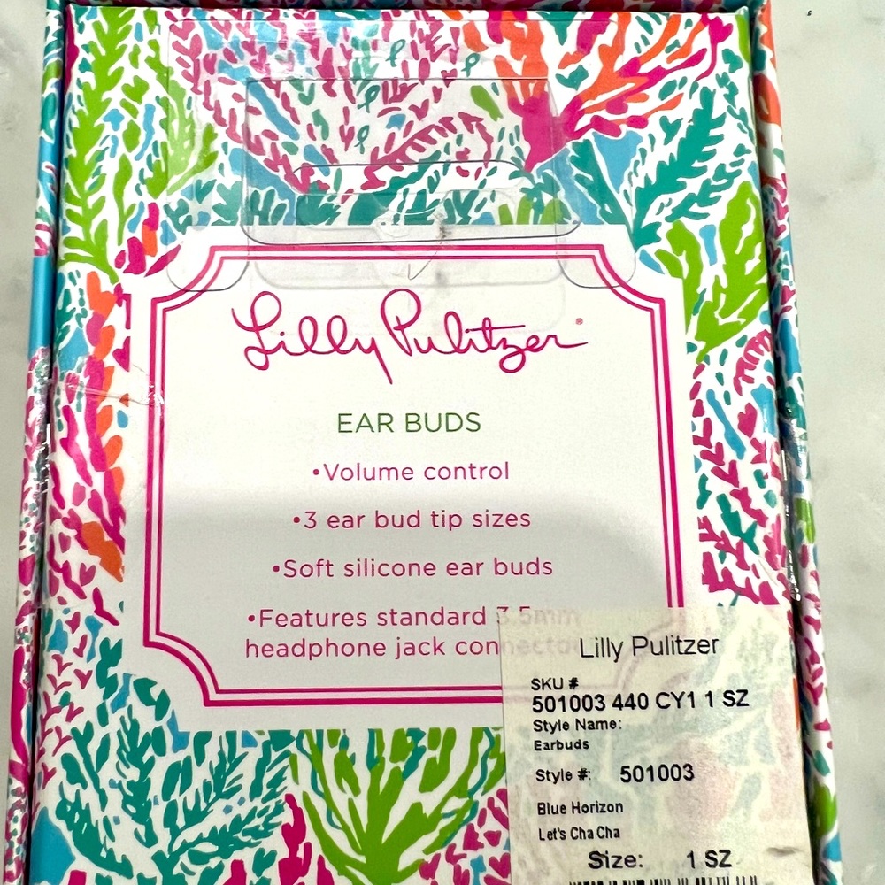 Brand new Lilly Pulitzer ear buds